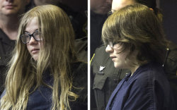 autopsynecropsy:  Pictured: Two 12-year-old girls who tried to stab friend to death as sacrifice to mythical ‘Slender Man’June 3, 2014 Two 12-year-old girls accused of viciously stabbing a classmate within a “millimetre from death” told police