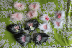 bdsmgeekshop:  Faux Fur Ear and Tail Bundle by @littleqsoddities - now in stock at BDSMGeekShop!   I want bunny ears and a bunny tail :(