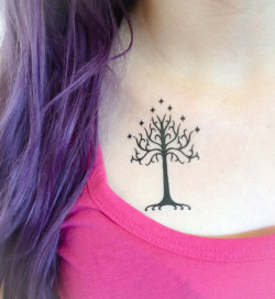 geek-studio:  Tree of Gondor Temporary Tattoo by Geek Tat