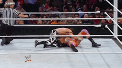 Evan Bourne pinning Zack Ryder and giving us two hot views!