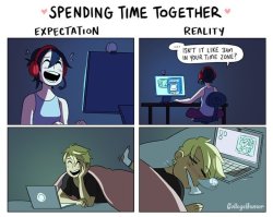 smileyangel7:  drfitzmonster:  thefingerfuckingfemalefury:   pr1nceshawn:   Long Distance Relationships: Expectation VS. Reality. THIS IS THE LOVELIEST EVER THING     @drrreamfiveseventeen  