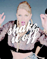 wildestsdreams:  ‘Cause the players gonna play, play, play, play, play. And the haters gonna hate, hate, hate, hate, hate. Baby, I’m just gonna shake, shake, shake, shake, shake. I shake it off, I shake it off. 