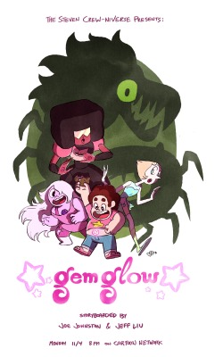 molded-from-clay:  stevencrewniverse:   The first part of tonight’s premiere: Gem Glow!  Storyboarder Joe Johnston says:  In case you missed it for FREE on iTunes, tune in monday for this and the second episode of Steven Universe. I feel extremely