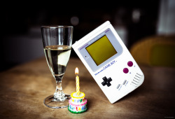 it8bit:  Happy 25th Birthday Nintendo Gameboy The Game Boy is an 8-bit handheld video game device developed and manufactured by Nintendo. It was released in Japan on April 21, 1989, in North America in August 1989, and in Europe on September 28, 1990.