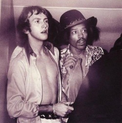 Theswinginsixties:  Mitch Mitchell And Jimi Hendrix, 1968.
