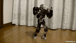 gifsboom:  Video: Robot dancing with barbie doll.  
