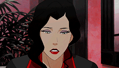 lokgifs:  asami sato + red [for anon]   Lady in red~ &lt;3