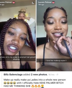 dynastylnoire:  jamaicanblackcastoroil: himteckerjam:   crime-she-typed:  crime-she-typed:   plussizedhiiipy:   jehovahhthickness:   🙄🙄🙄 so her having dark circles and dark spots make her ugly???   Wow ok   Y'all Men Are Something Else, Smh 😒