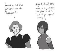 2dshepard:  kyalin x korrasami on a double date requested by