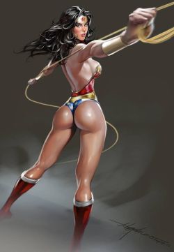 superheropinups:  Wonder Woman - Cheol Joo