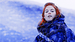 nkb03250:  katiazamolodchikova: color meme → ygritte + cold colors (requested by rhllors)  love her 