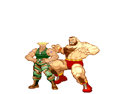 menforce:  Guile in Zangief’s pants. Nuff’ said. 