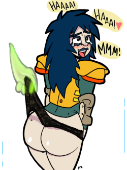 dacommissioner2k15:  Ecto-Entanglement!!   COMMISSIONED ARTWORK done by: :icontheeyzmaster:Concept and idea: me**************************A lewd follow-up pinup to this old Kylie pinup:   http://dacommissioner.deviantart.com/art/Kylie-Griffin-quick-commish
