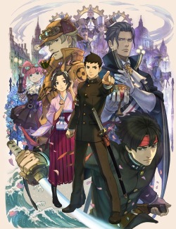 court-records-net:  Dai Gyakuten Saiban - key art and characters(In lieu of a standard update this week, the DGS website has added the above art for the characters, as well as voice clips.)