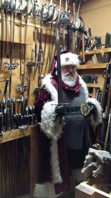 selinaminx:  hzqueen-herprincesspet:  southernsideofme:  Christmas is coming  http://hzqueen-herprincesspet.tumblr.com Looks like Santa’s picking out presents for my hubby!  And my Viking lover’s as well … - SelinaMinx  Santa has been binge watching