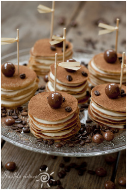 belgiumchocolategourmet: Tiramisu Pancakes  (recipe in Lithuanian, use Google Translate) Level:Intermediate ✦✦ Recipe►http://ow.ly/YAMcY   Personal blog ►http://goo.gl/p08x2J    