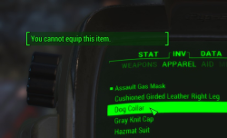 jesus-lizard-journal:  rasec-wizzlbang:  ampvee:  Don’t tell me how to live my life.  Even FO4 is kinkshaming now    #war never changes   