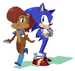 kinucakes:  Sonic and Sally. This was my childhood. 