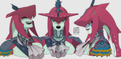 ghostekey: Prince Sidon doodles, I posted these earlier on my twitter which is @ GhosteKey too 