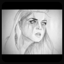 shamyesapsoorap:  “I have no home.” Okay, so technically I made this a few days ago but I really like it okay SUE ME. I also have some ff I’ll post later.  Anyway, for Day 1 of One Year of The 100 week, here’s my favorite female character: Octavia