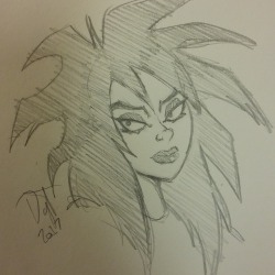 thegreatdyldo:  I didn’t do anything for World Goth Day because I was busy. Have a late Kylie Griffin doodle.  Still the best GOTH!