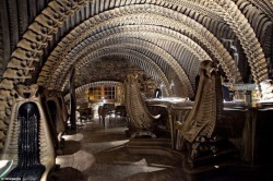H. R. Giger Museum Bar (Switzerland) Alien-style