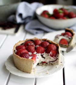 fullcravings:  Vegan Danish Strawberry Tart   Like this blog? Visit my Home Page or Video page for more!And please Subscribe to the Email Club  (it&rsquo;s free) for a sexy bonus gift :)~Rebloging the Art of the female form, Sweets, and Porn~