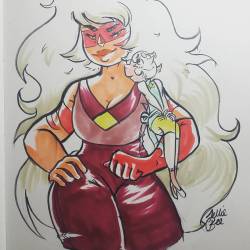 jellie-bee:  I really struggle with Jasper, so I’m gunna try and learn how to draw her properly!! I love her so much and this is legit one of my SU OTPs 