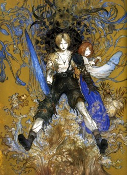 nae-design:Inspirational Japanese artist Yoshitaka Amano (天野 喜孝, 1952- ), best known for his commissioned illustrations for the Final Fantasy franchise.