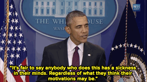 micdotcom:  President Obama after Oregon shooting: “Our thoughts and prayers are not enough.” Hours after today’s massacre in Oregon, President Obama took the podium for the 15th time after a mass shooting. Sounding stern and appearing frustrated,