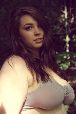 sluggo38:  laurathefoodie:  Just me mostly nude in the woods, you know. Thanks, margotreborn!  I know this girl doesn’t appreciate porn blogs, but she is stunning. 