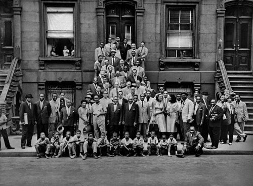 &ldquo;A GREAT DAY IN HARLEM&rdquo; On this day, 62 years ago&hellip; August 12, 1958 Photograph by Art Kane  Art Kane’s idea to photograph as many of the luminaries of the New York  jazz scene as possible together for Esquire’s 1959 Golden Age of