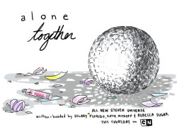 Don&rsquo;t miss ALONE TOGETHER!! Thursday January 15th at 6:30 e/p on Cartoon Network!