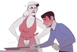 james-ab-nsfw:  2014JAN17 [X] - &ldquo;Helping&rdquo;  Haha! Loving the apron design. And I feel like that dinner is going to get burnt.  
