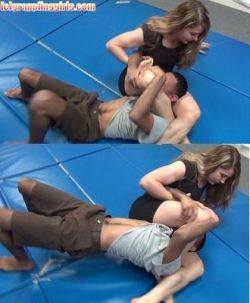 Leah is like an octopus wrapping herself around her opponent and at any  time she can come up with a submission totally out of the blue