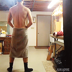 Porn Pics locker-roomtv:  Towel dropping prankster