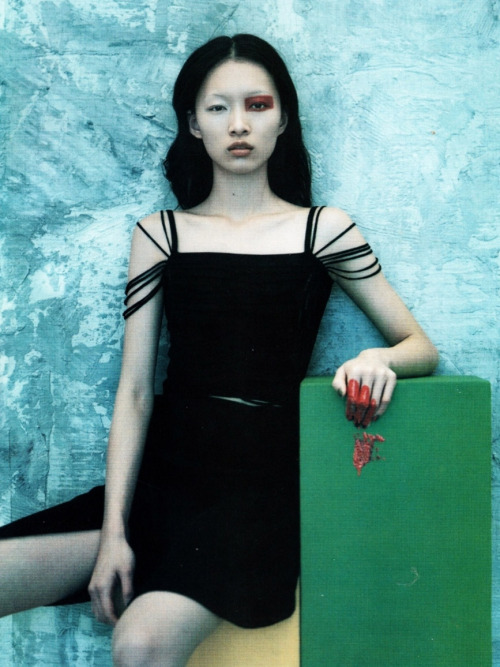  ling tan by christophe kutner for elle 1998 porn pictures