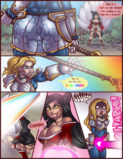 shia-art:  Just finished (for the most part) this 8 page League of Legends comic!