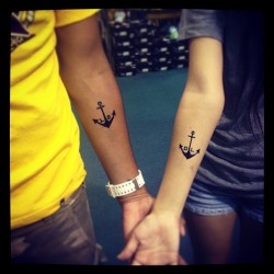 Me & Danny got matching henna tattoos