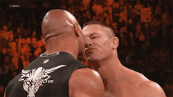 tate-duncan-wilson:  WWE Raw - "prelude to Rock vs Cena II"  Cena heel turn or not I just want The Rock to lose the WWE Championship and leave already!