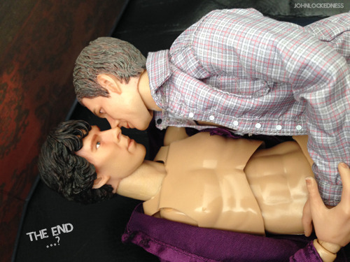 johnlockedness:   Stag Night - I don’t mind  Well here it is, my first nsfw Johnlock doll adventure. Click on the images to get a full look. You know how it works. This took me quite a bit of time so I hope you like it >:D  Part 1 | Part 2 | Part
