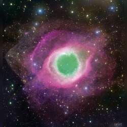 The Helix Nebula from CFHT #nasa #apod #cfht #coelum #helixnebula #ngc7293  #planetarynebula #gas #dust #star #whitedwarf #stellarcore #interstellar #milkyway #galaxy #universe #space #science #astronomy