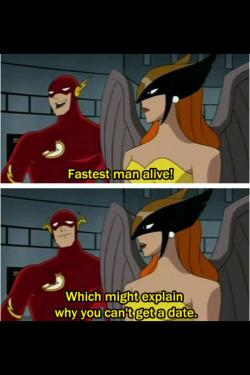 Ouch, Hawkgirl.