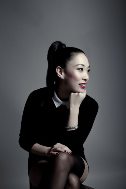 IRON CHEF JUDY JOO (red lip dior) photographed by landis smithers