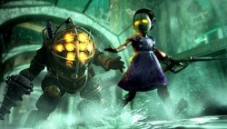 Today I started playing Bioshock again. Such a good game and great to go back to after all these years. Some creepy mother fuckers about.