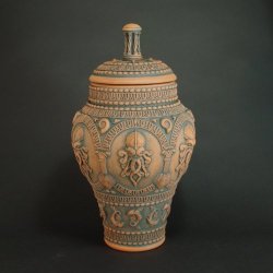Thefabulousweirdtrotters:  Temple Of R’lyeh Cookie Jar - Trespasser Ceramic 