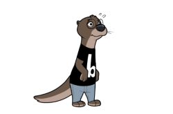  Quick lil’ zootopia-style otter. What an absolutely fantastic movie that was. 10/10 would cry again.