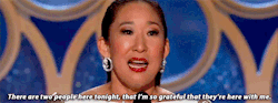 doona-baes:  CONGRATULATIONS TO SANDRA OH, WINNER OF 2019 GOLDEN GLOBE AWARDS BEST ACTRESS IN TV DRAMAshe is now the asian woman to win golden globes in multiple categories
