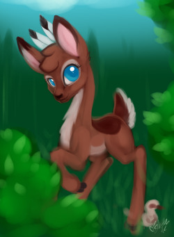 superchargedbronie‘s adorable OC Maple Puff