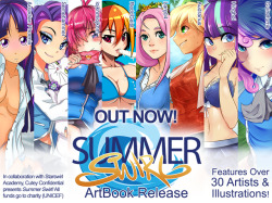 cutey-confidential: In collaboration with Rosin Entertainment,  and from Cutey Confidential, we would like to present to you Summer  Swirl: A Starswirl Academy Project, no available in a book format! This book includes  over 30 images - pin-ups of the